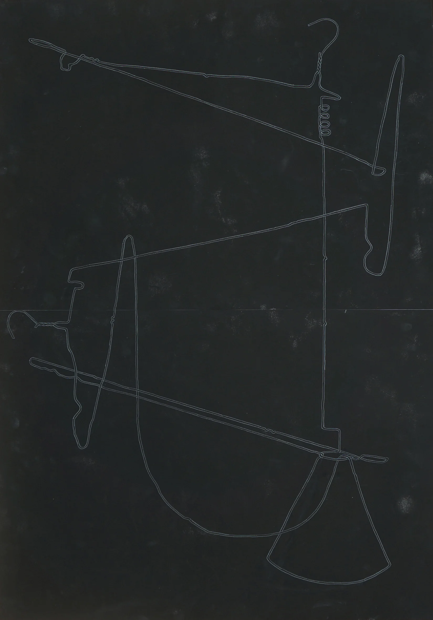 o.T. Zeichnung, 100cm x 70cm, 2018