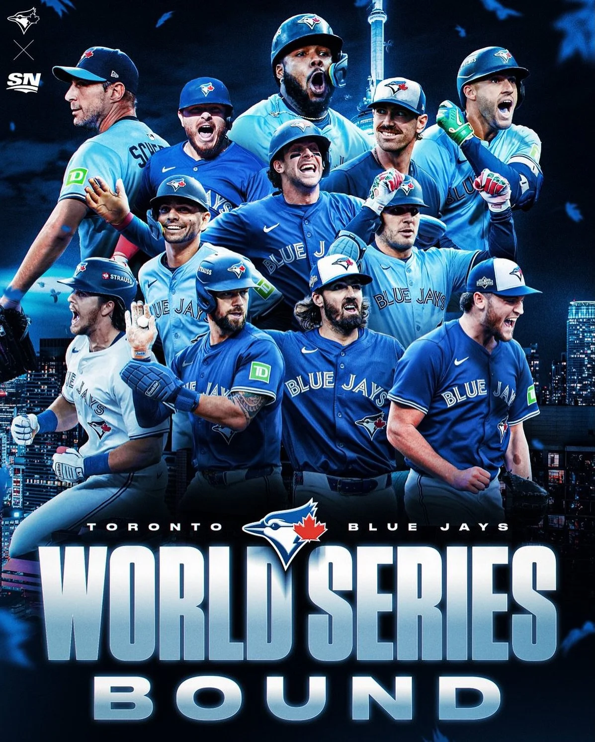 Congratulations to the @bluejays World Series Bound! 
Amazing what you can accomplish with grit, determination, and team work! Go get that trophy! ⚾️