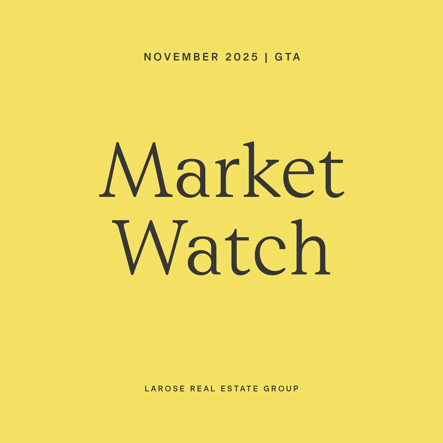 📈 GTA Real Estate Update &ndash; November 2025

The GTA market held steady this November, with buyers and sellers adjusting comfortably to balanced conditions.

👉 Key Stats:
* Sales remained stable month-over-month
* Inventory continued to build, g