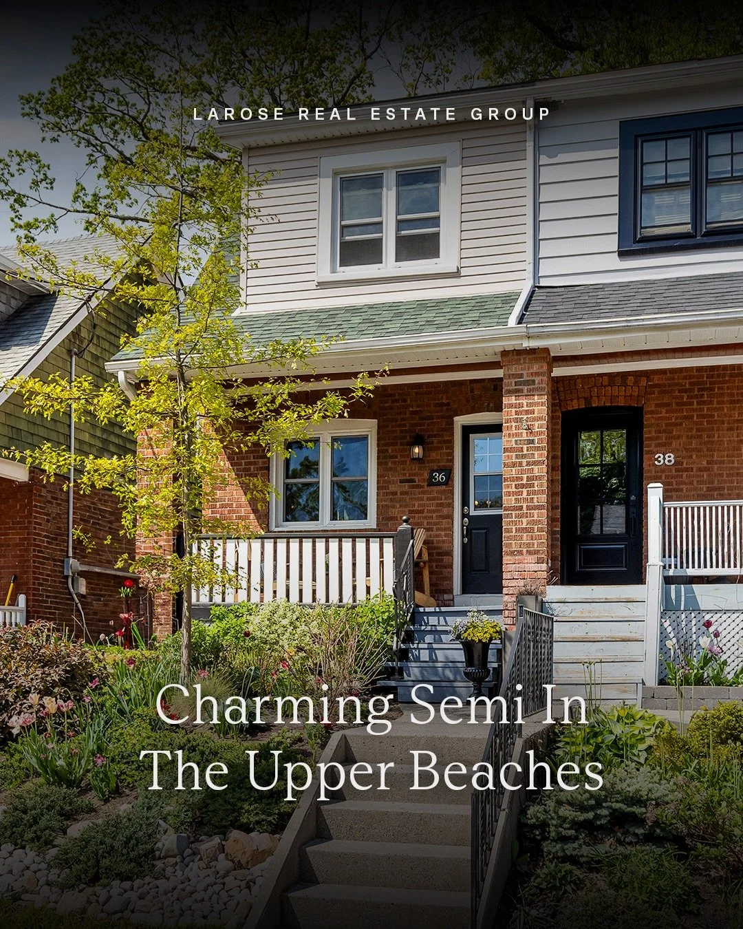 U P P E R  B E A C H E S

36 Firstbrooke Rd | Offered at $999,000

Charming 3-bedroom, 2-bath, 2-storey semi-detached home in the heart of the highly sought-after Upper Beaches community.

&bull; Timeless character meets thoughtful modern updates in 