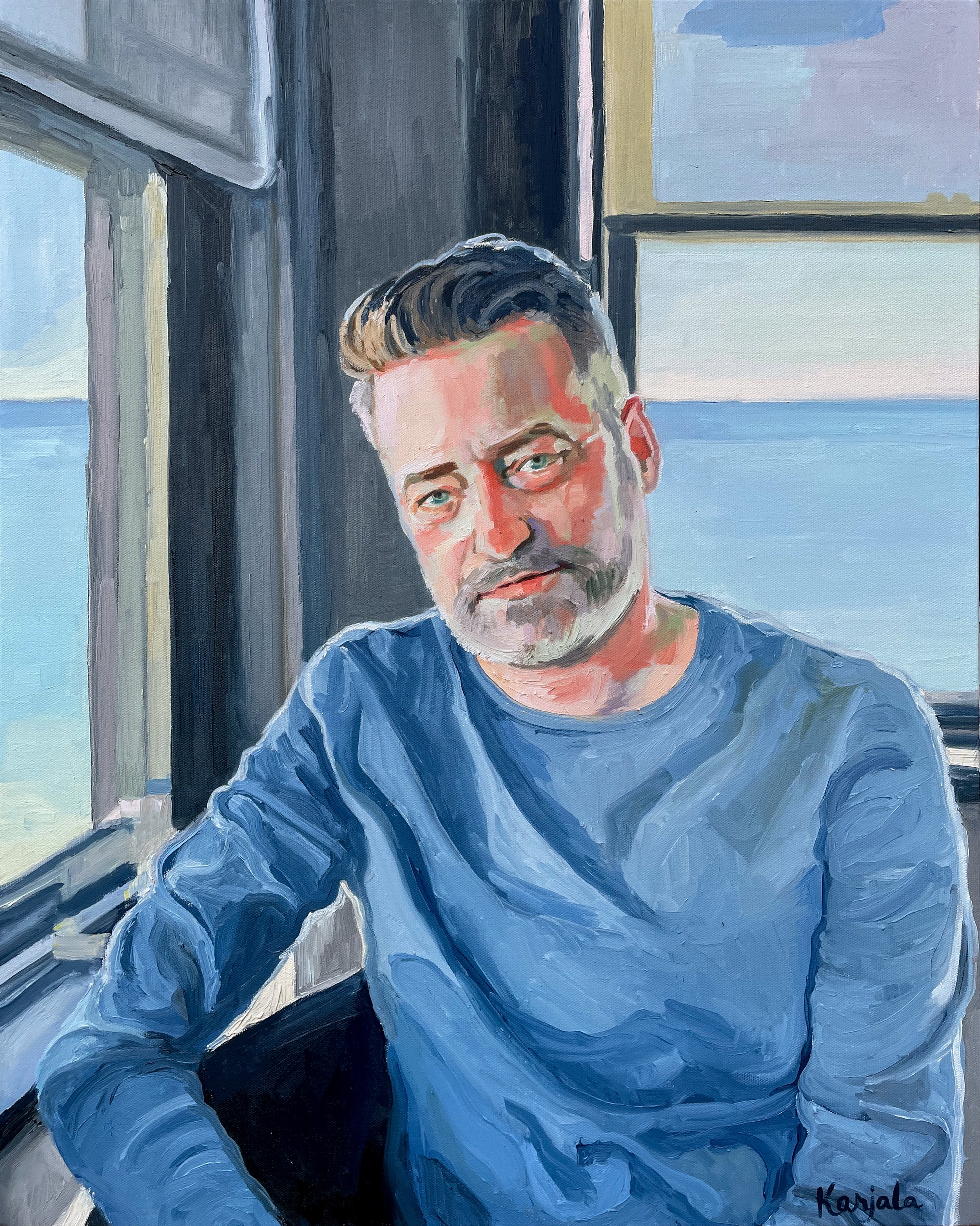 2021, oil on canvas, 30x24”