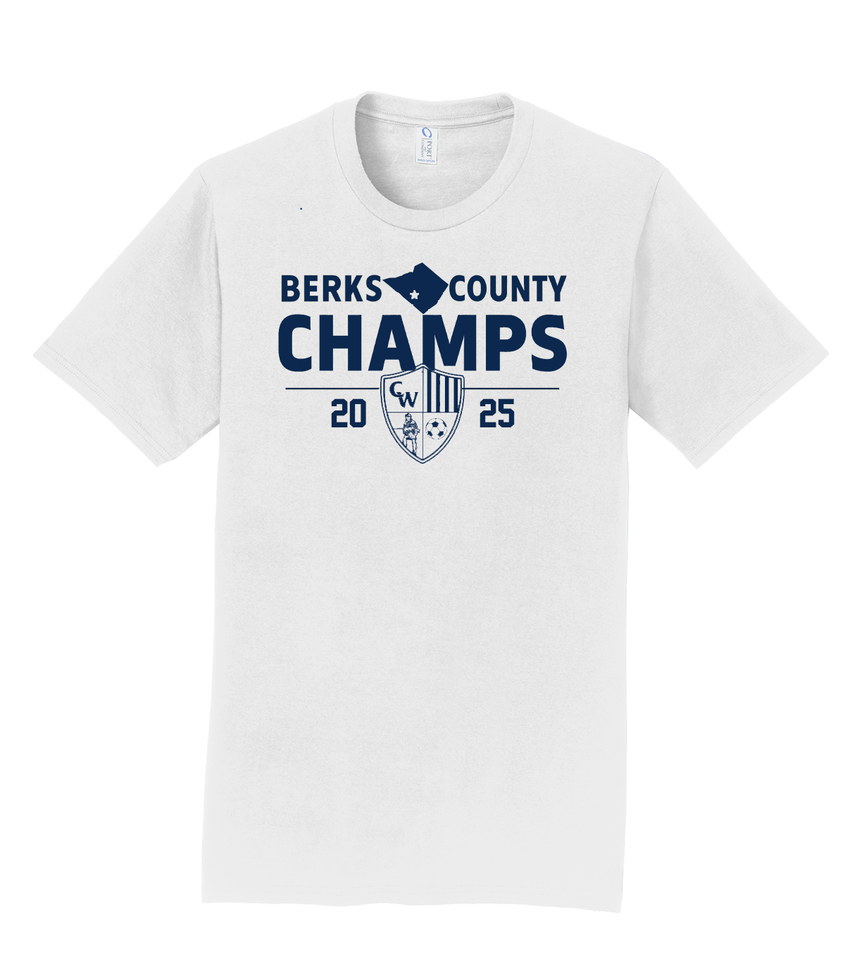 County Champs White Short Sleeve Cotton.png