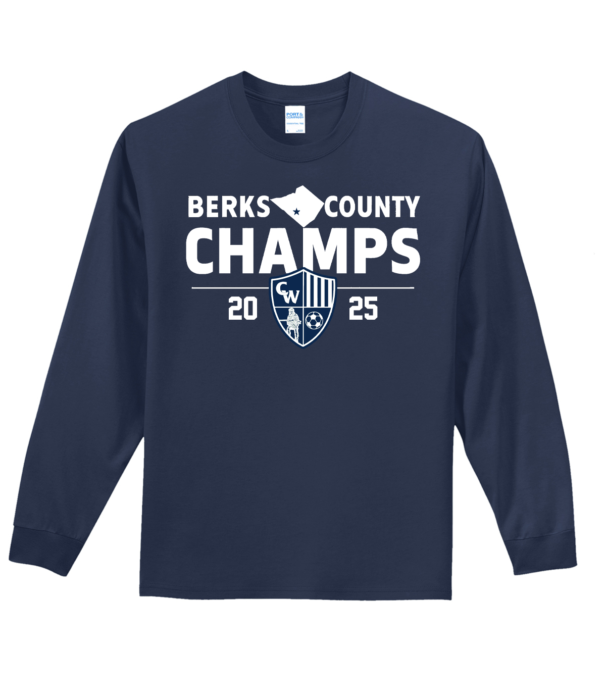County Champs Blue Long Sleeve Cotton.png