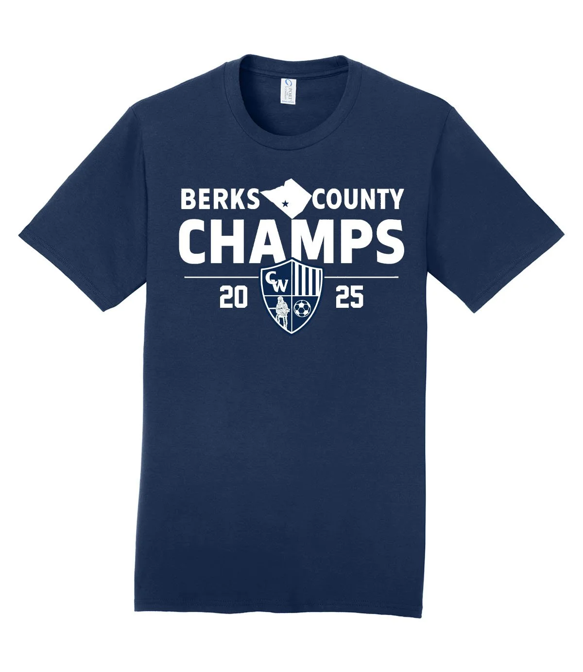 County Champs Blue Short Sleeve Cotton.png
