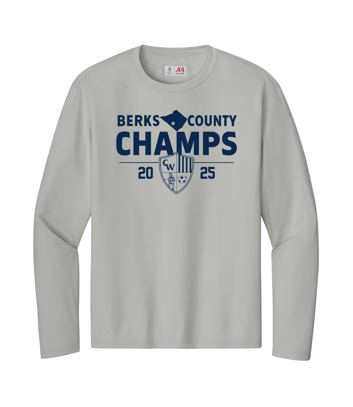 County Champs Gray Long Sleeve A4.png