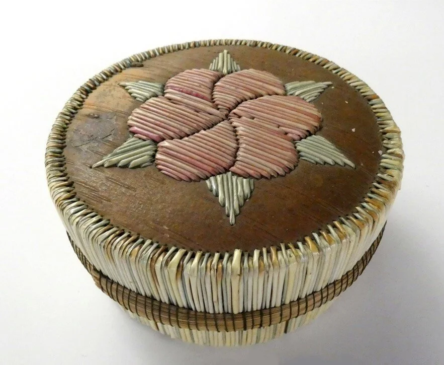 Floral Quillwork Box