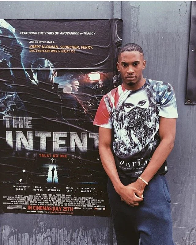  Rapper Scorcher with  The Intent  Poster design. 