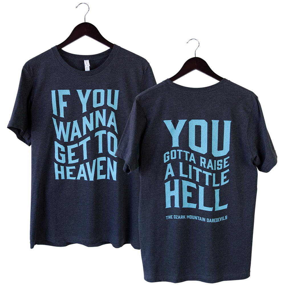 Lyric T-Shirt (Gray Heather) — THE OZARK MOUNTAIN DAREDEVILS