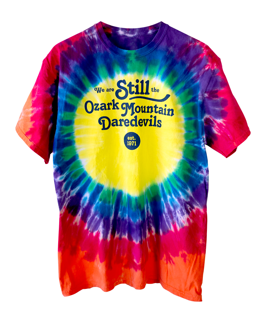 Still TOMD T-Shirt (Multi Tie Dye) — THE OZARK MOUNTAIN DAREDEVILS