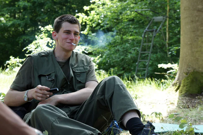 Kursteilnehmer beim Survival Training