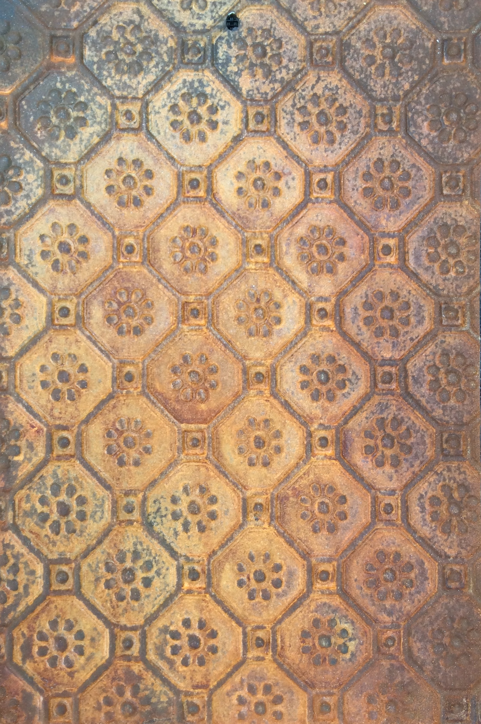 Byzantine design - rusted iron effect by Frank Holmes Ltd