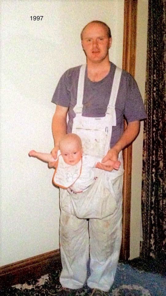  Baby faces in bibs and braces 