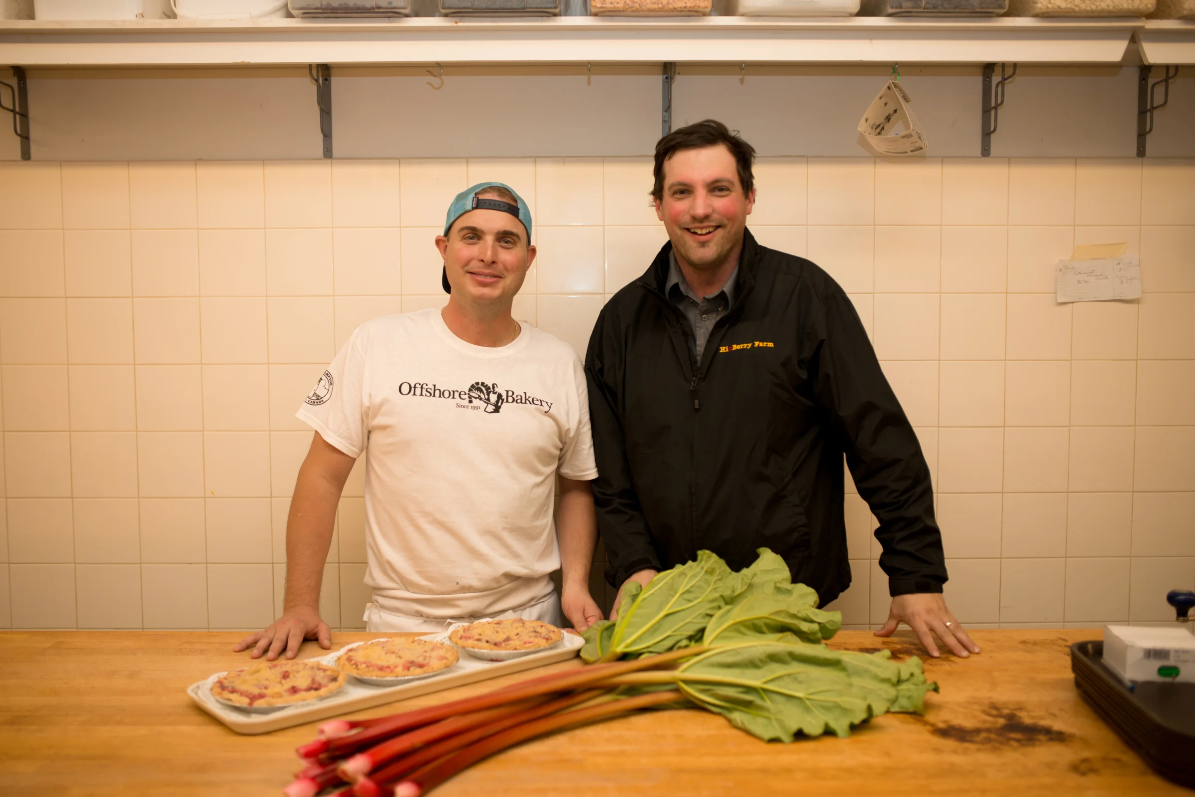 Rhubarb with The Offshore Bakery