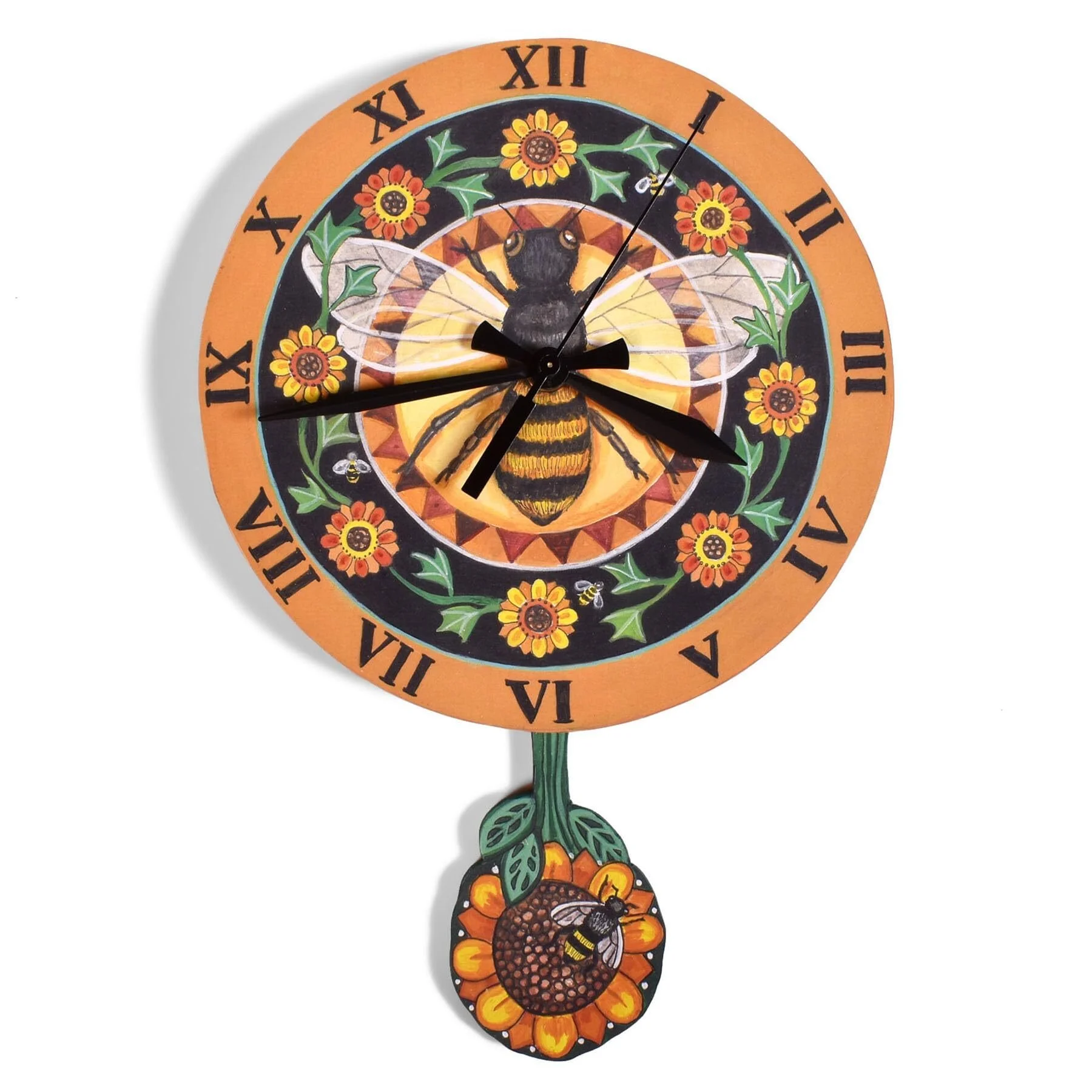 Bee Pendulum Clock — Hickory Dickory Dock