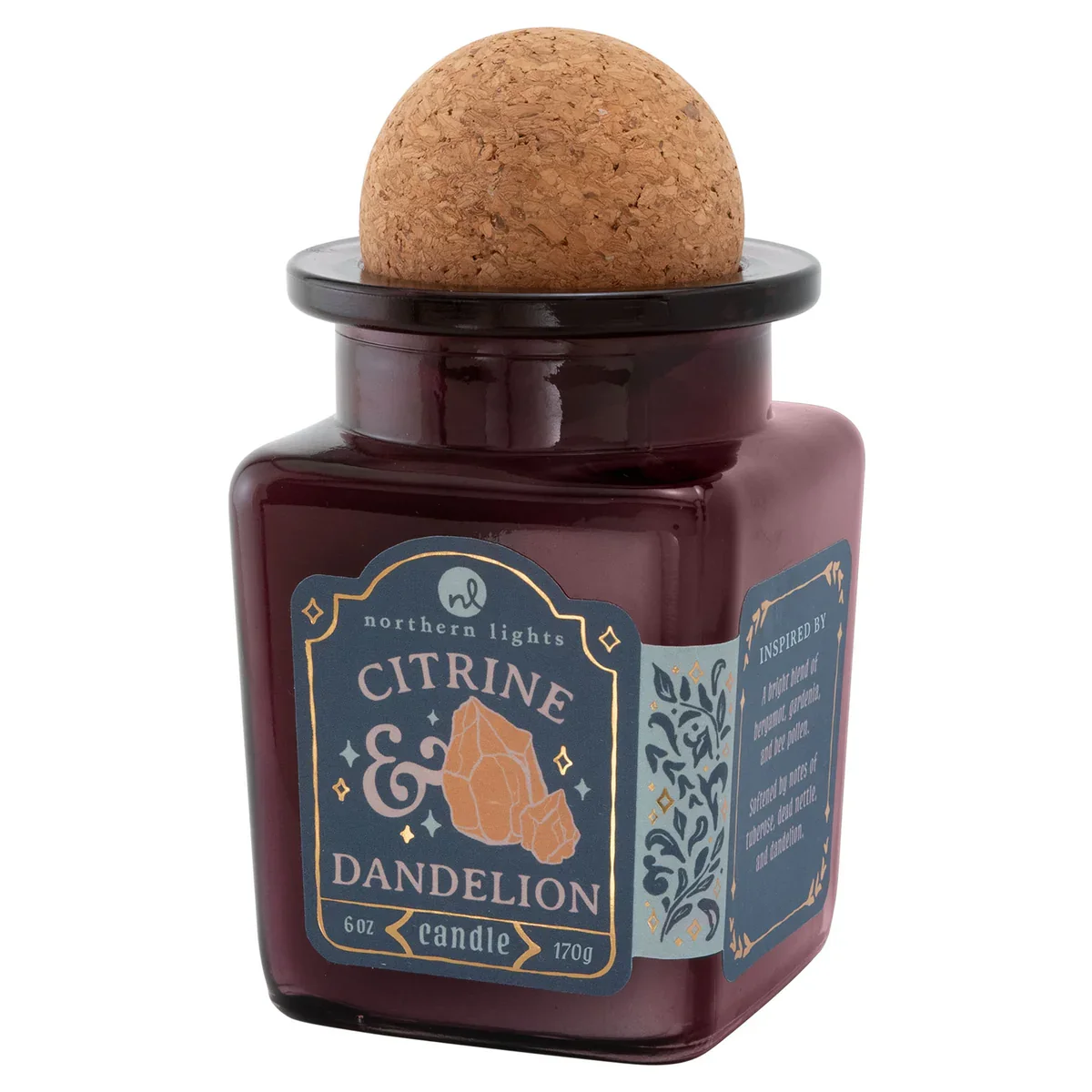 Cirtine and dandilion candle.webp