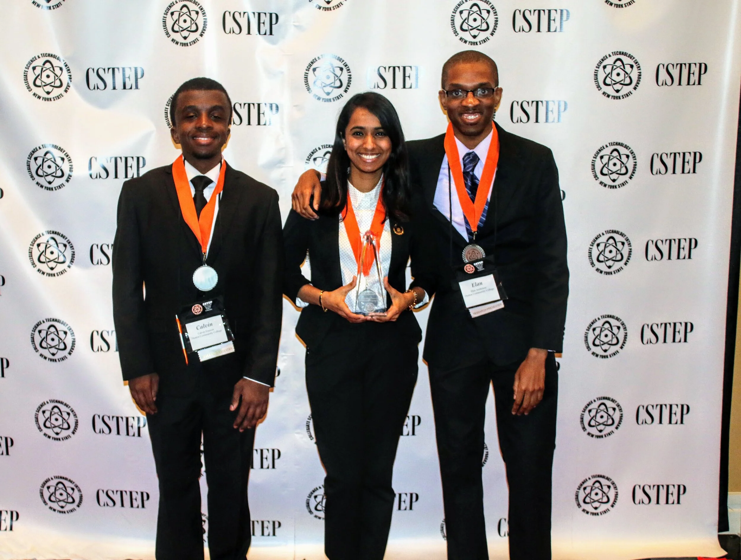 Three CSTEP student won first place in computer science and technology 