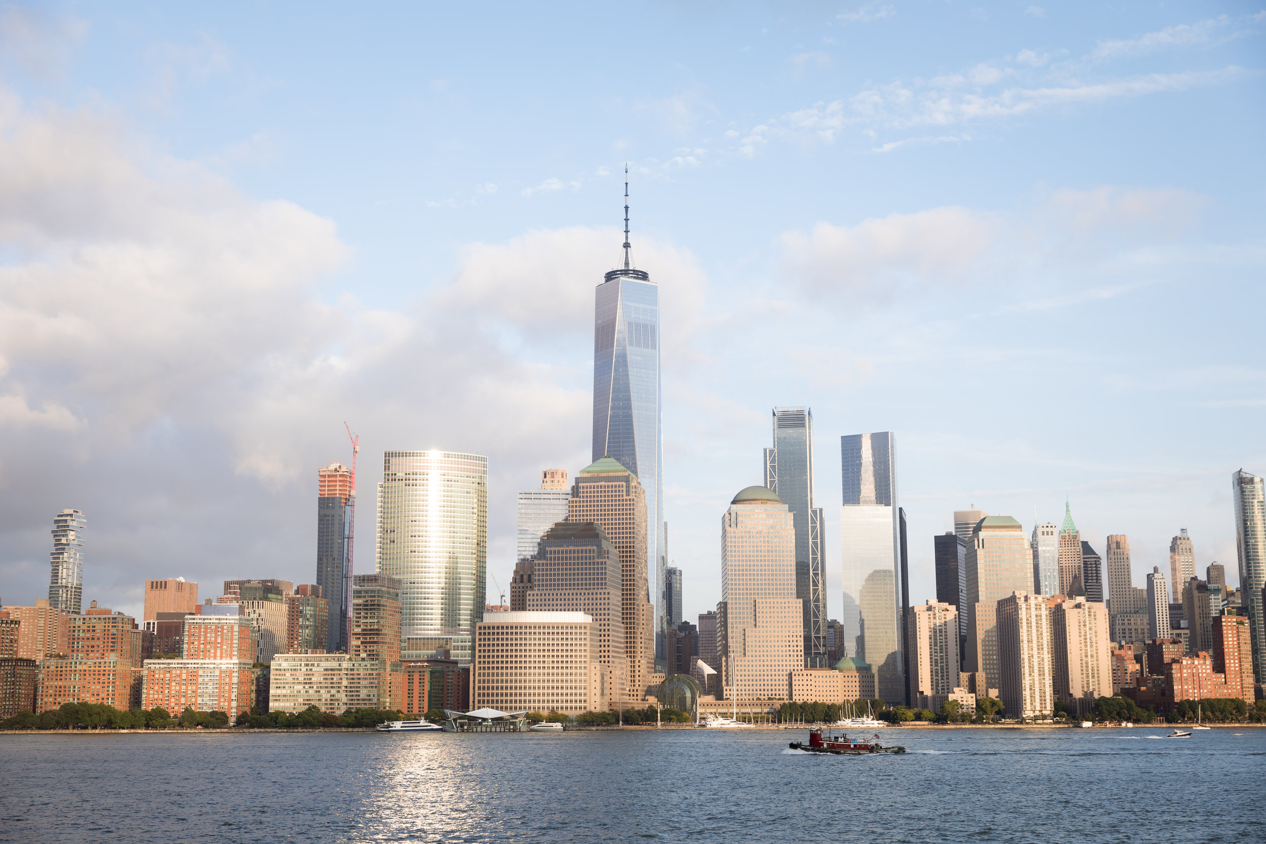 View of New York City from the Hudson River