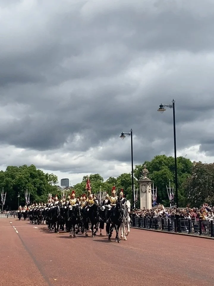 &lsquo;Why are we standing here, Sarah? And how are we all alone right at the front over here when on the other side it&rsquo;s rammed?&rsquo;
&lsquo;No idea but there&rsquo;s barriers up so something&rsquo;s going on and we&rsquo;ve got half an hour