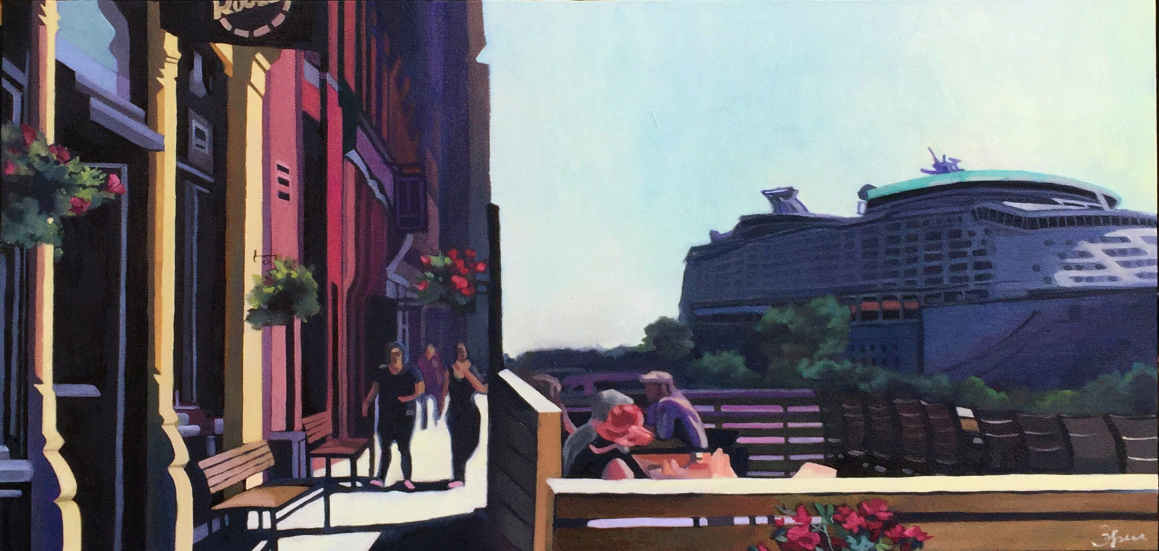 Water Street on a Cruise Day