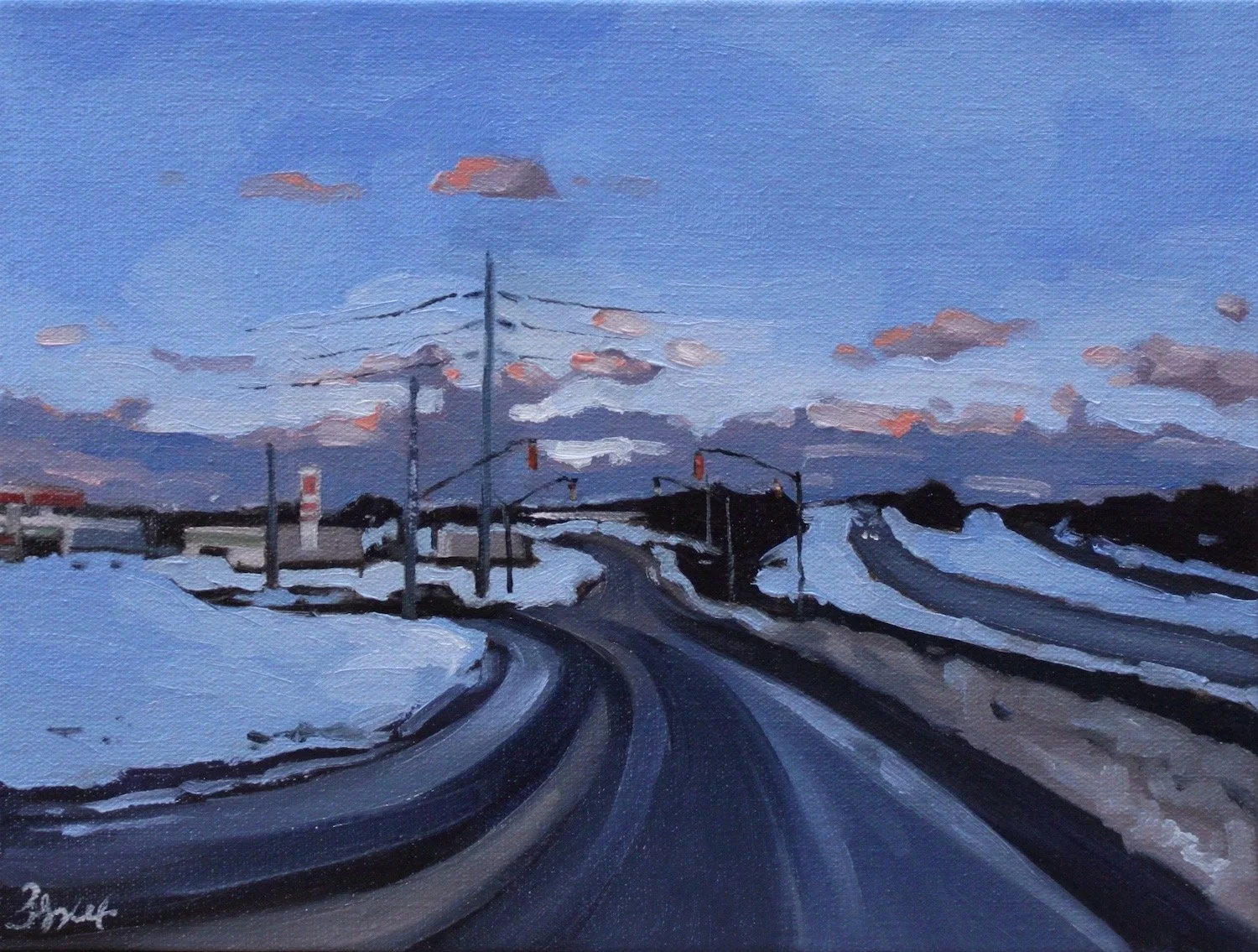 Campbell Drive in Winter