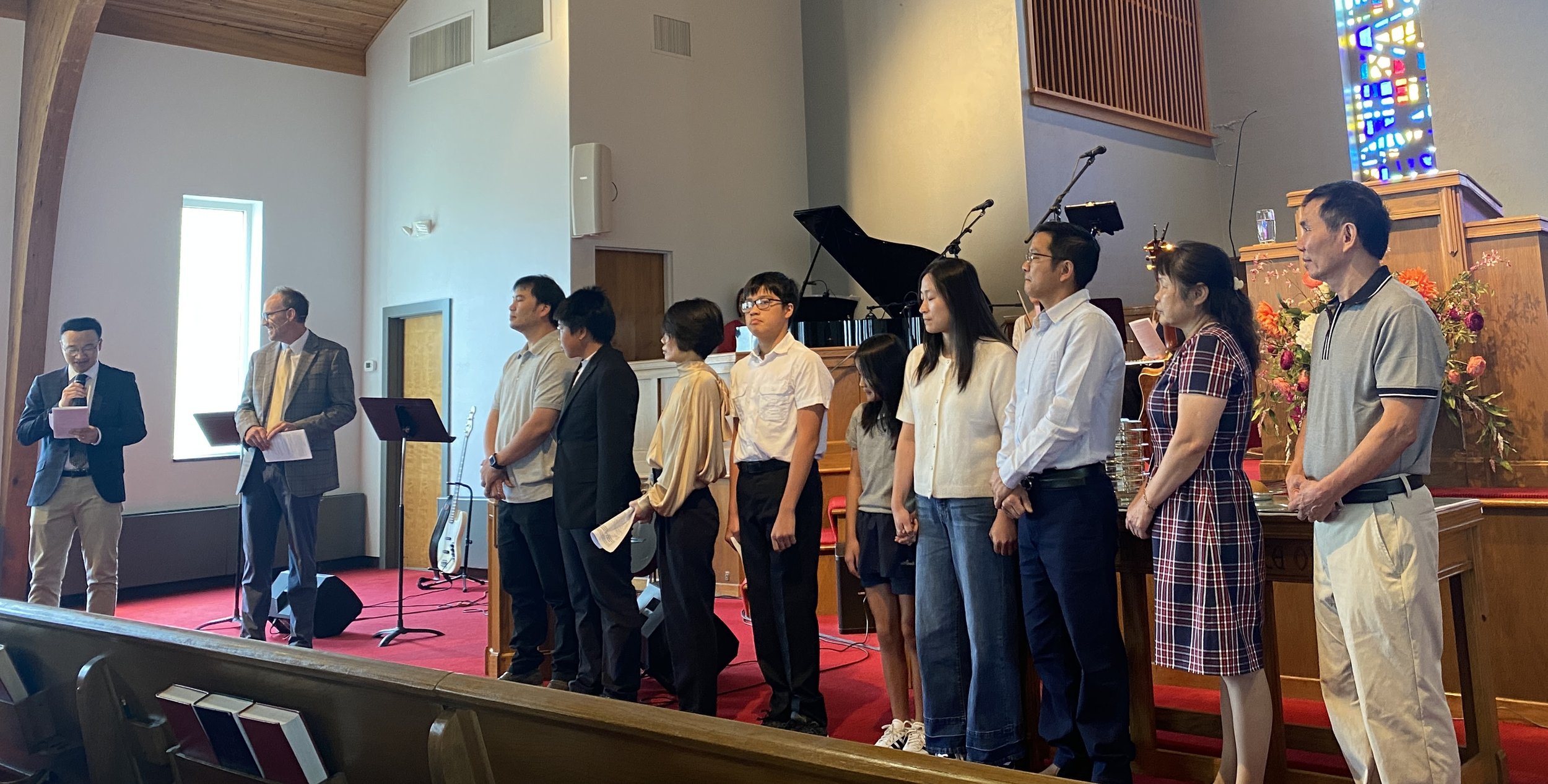 2026年7月26日-弟兄姐妹受洗和入会 Baptism and Church Membership