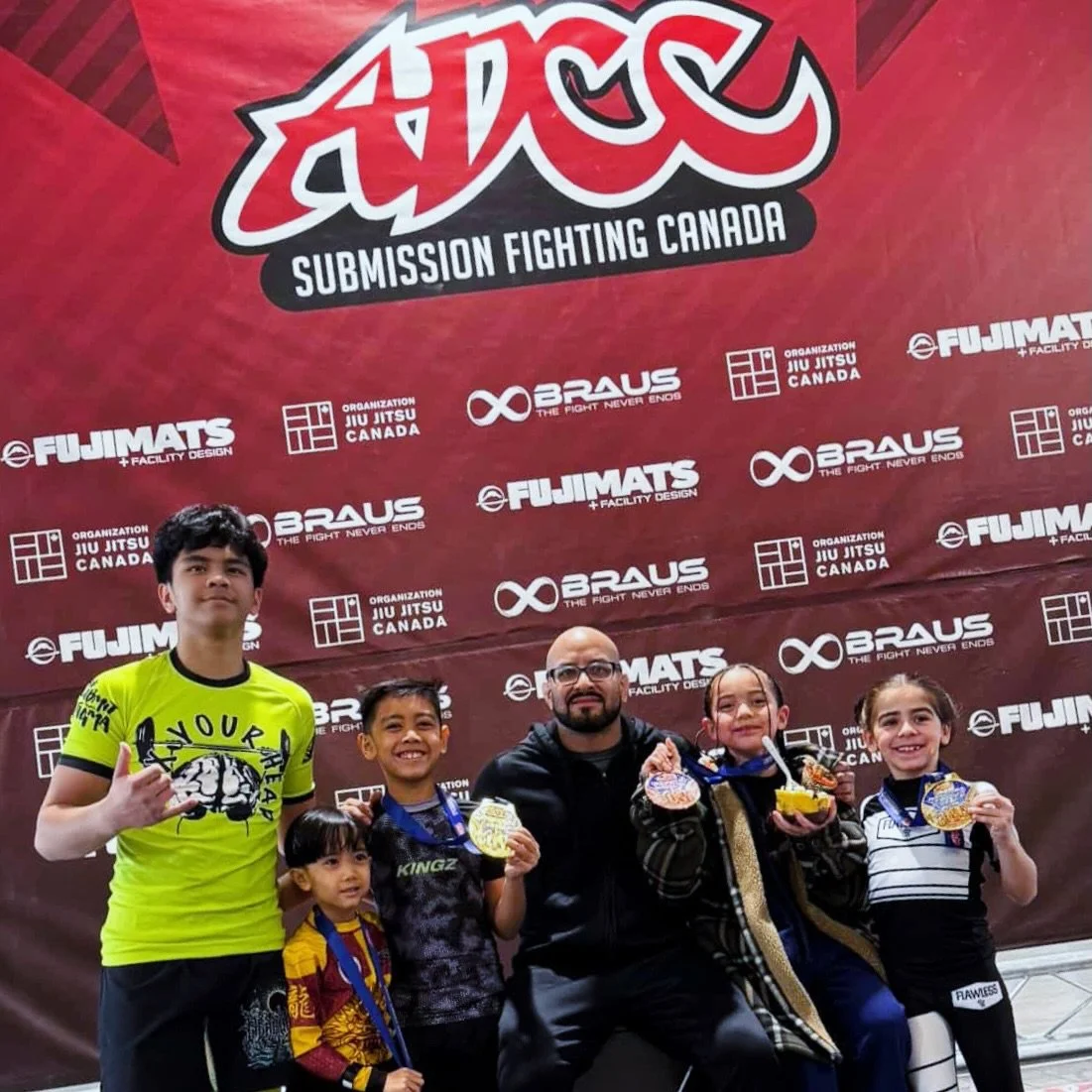 Proud of our small but mighty youth squad at ADCC Toronto today 🦾

We fought with heart and left it all on the mats&mdash;our very first time competing as a team. 🫶🏽

🥇 Logan took gold with a fast armbar in the first round.

🥇 Aurora earned gold