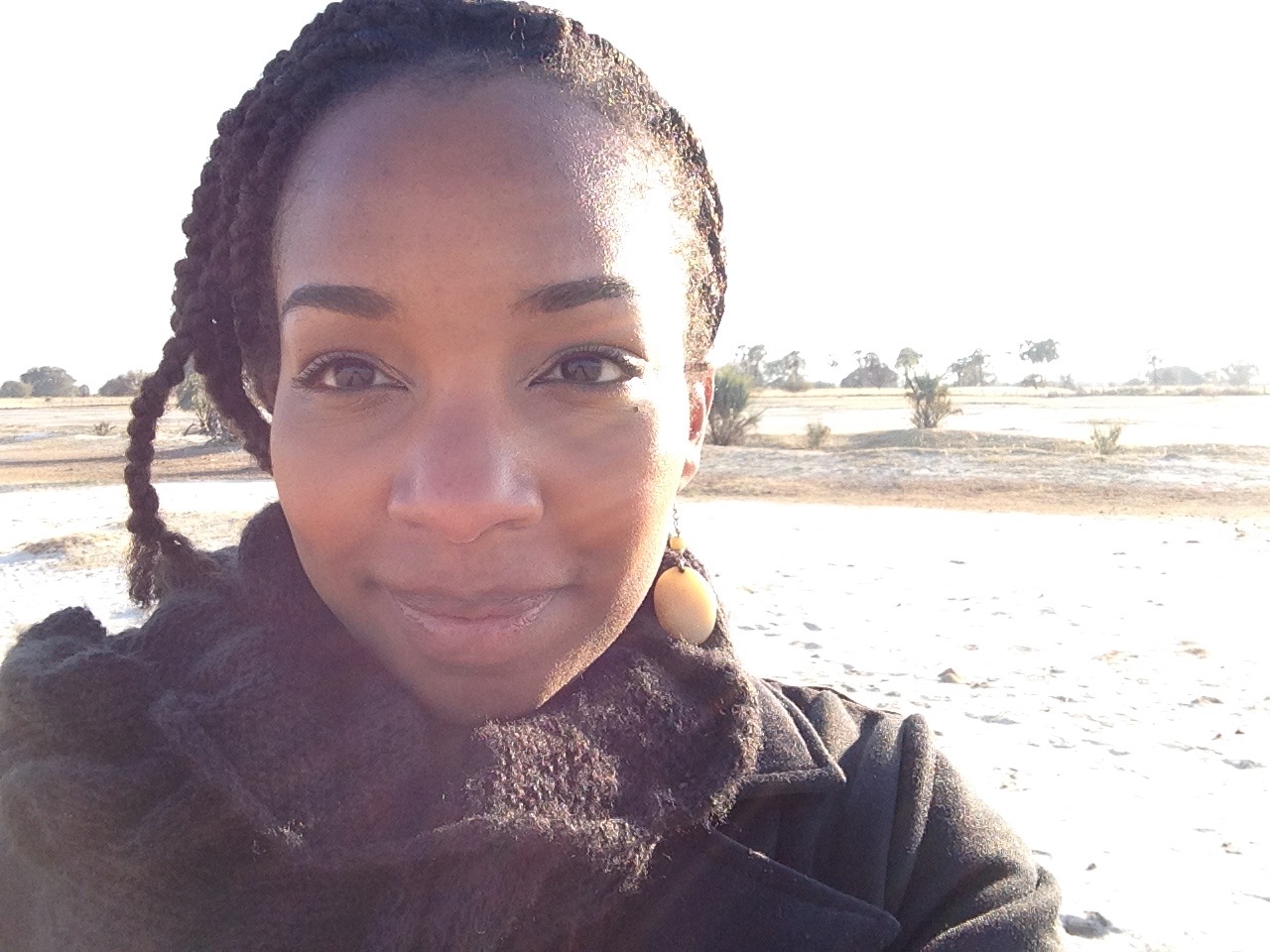 Kaylan Reid Shipanga, the author and native New Yorker who lives abroad in Namibia.