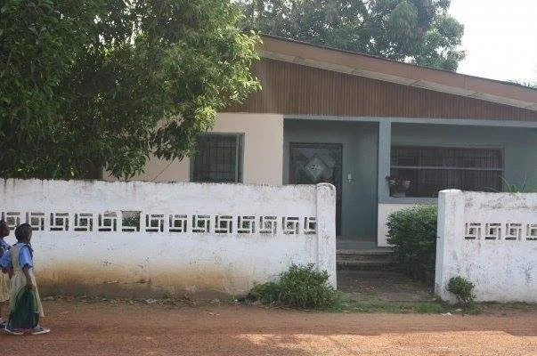 A 2010 photo of the Gaye Town, Monrovia house Maya and her family lived in, their second home in Liberia.