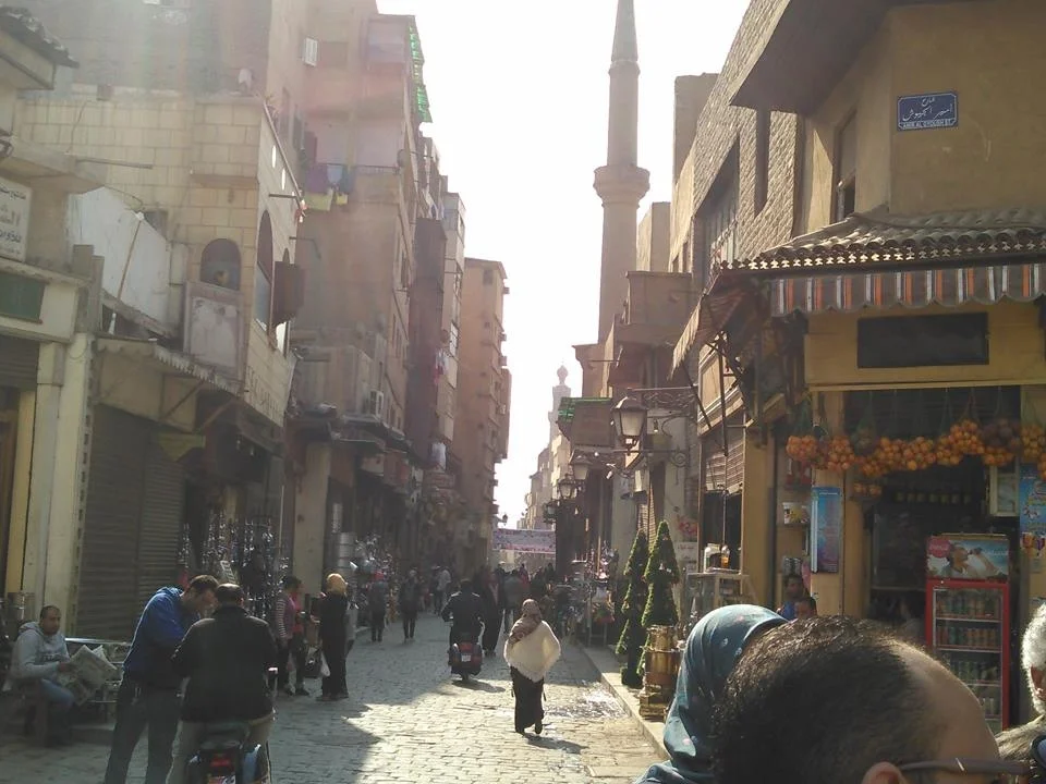 A street in Old City, Cairo.
