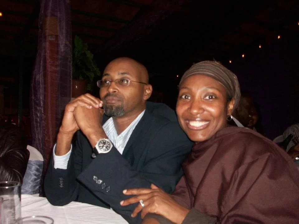 Pamela and her husband, Bashir.