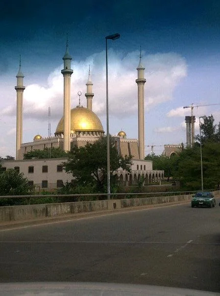 The National Mosque in Abuja, Nigeria.