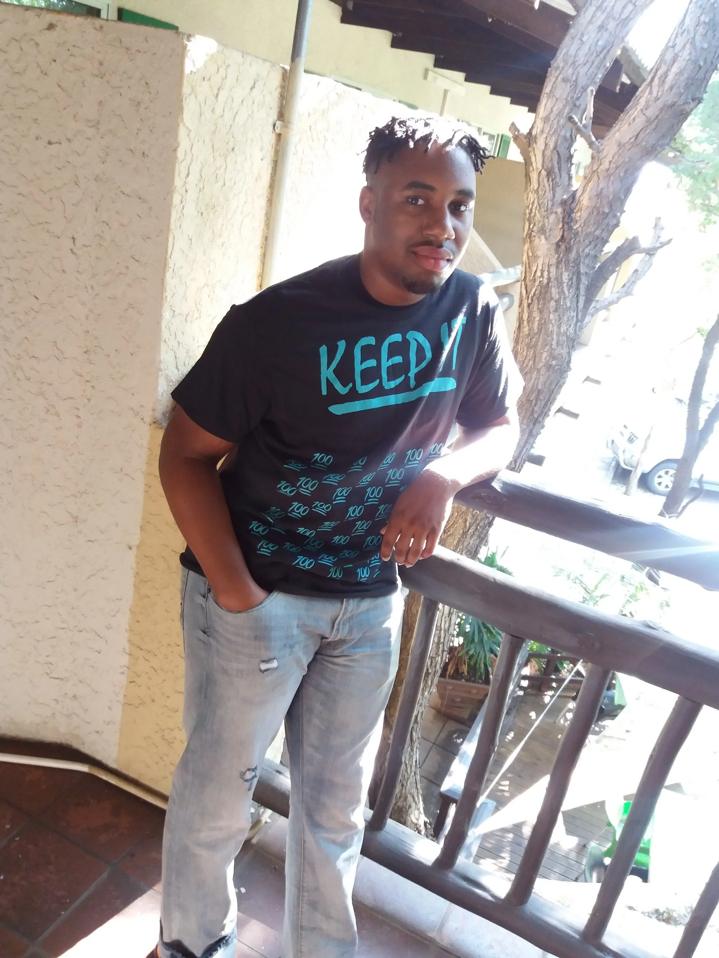 Paula’s 18-year-old son DeMarcus joined his parents on their move to Francistown, Botswana this year.