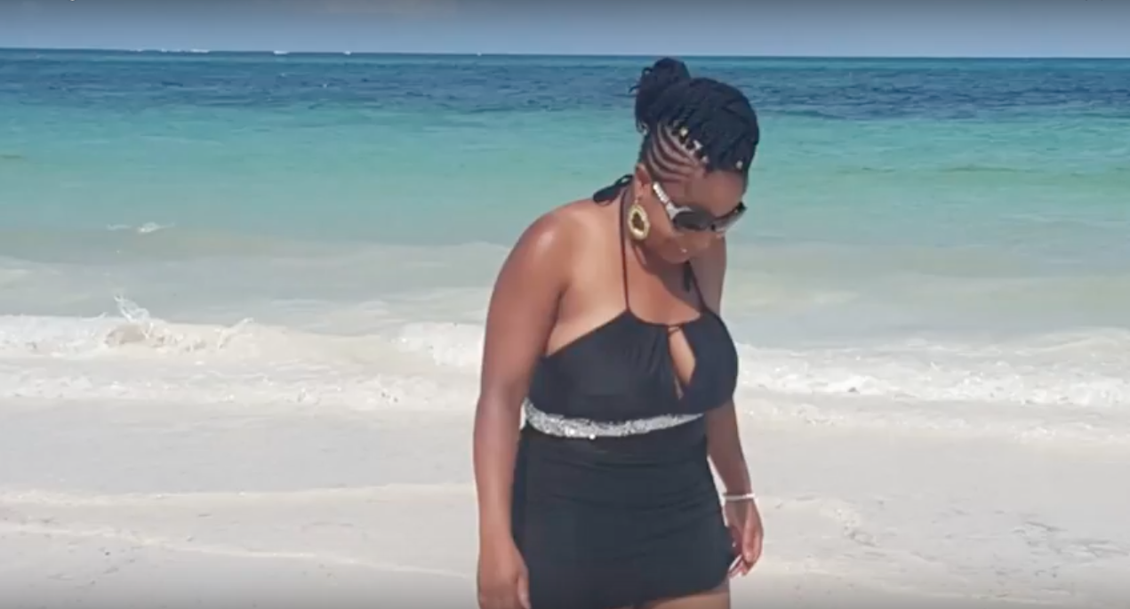 Preshay on the shores of Mombasa, Kenya