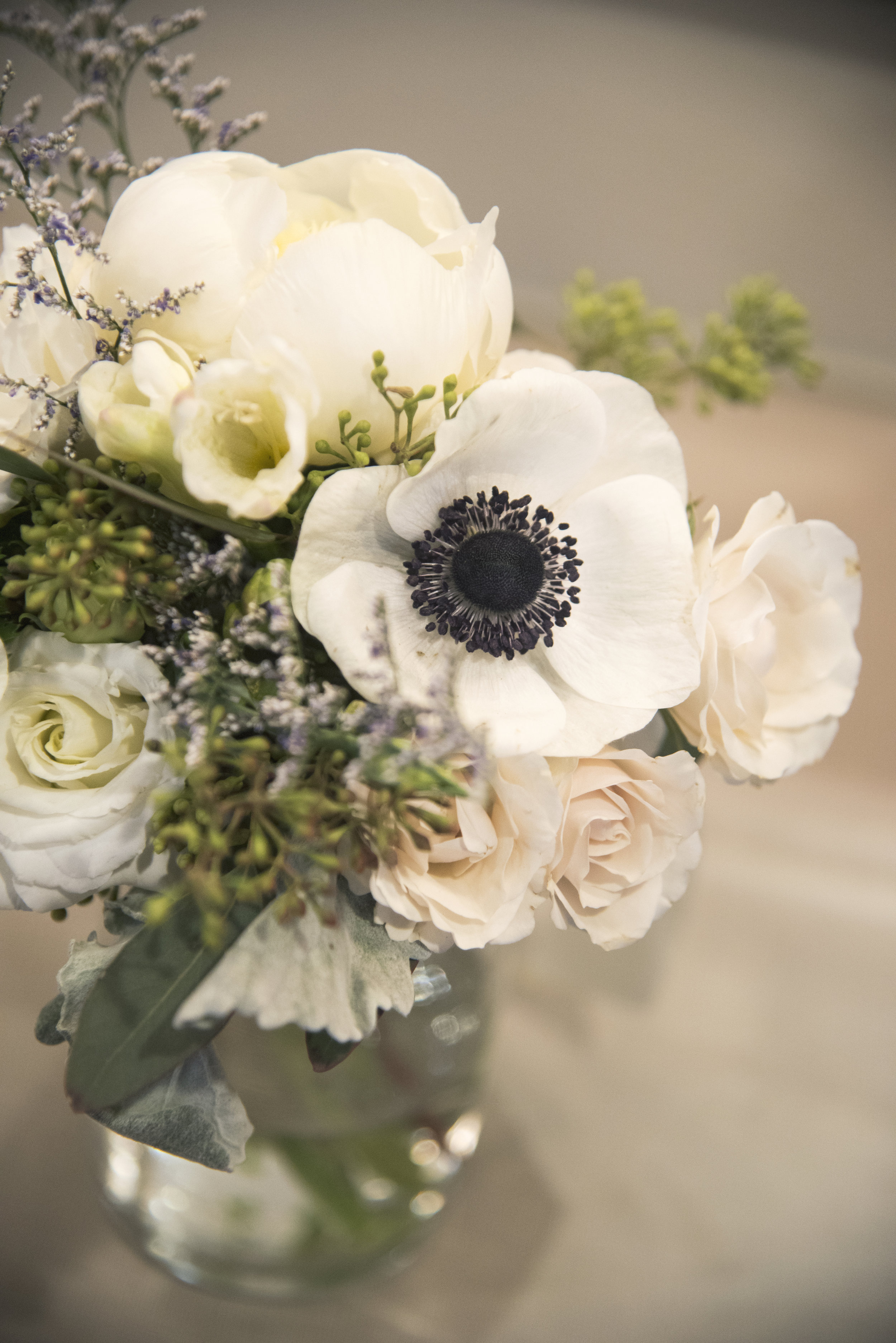 Close up of White Bouquet | Mary and Brad's Outdoor Wedding Photography at Hudson Gardens | Colorado Springs, Colorado Photographer | Farm Wedding Photographer | Apollo Fields Wedding Photojournalism