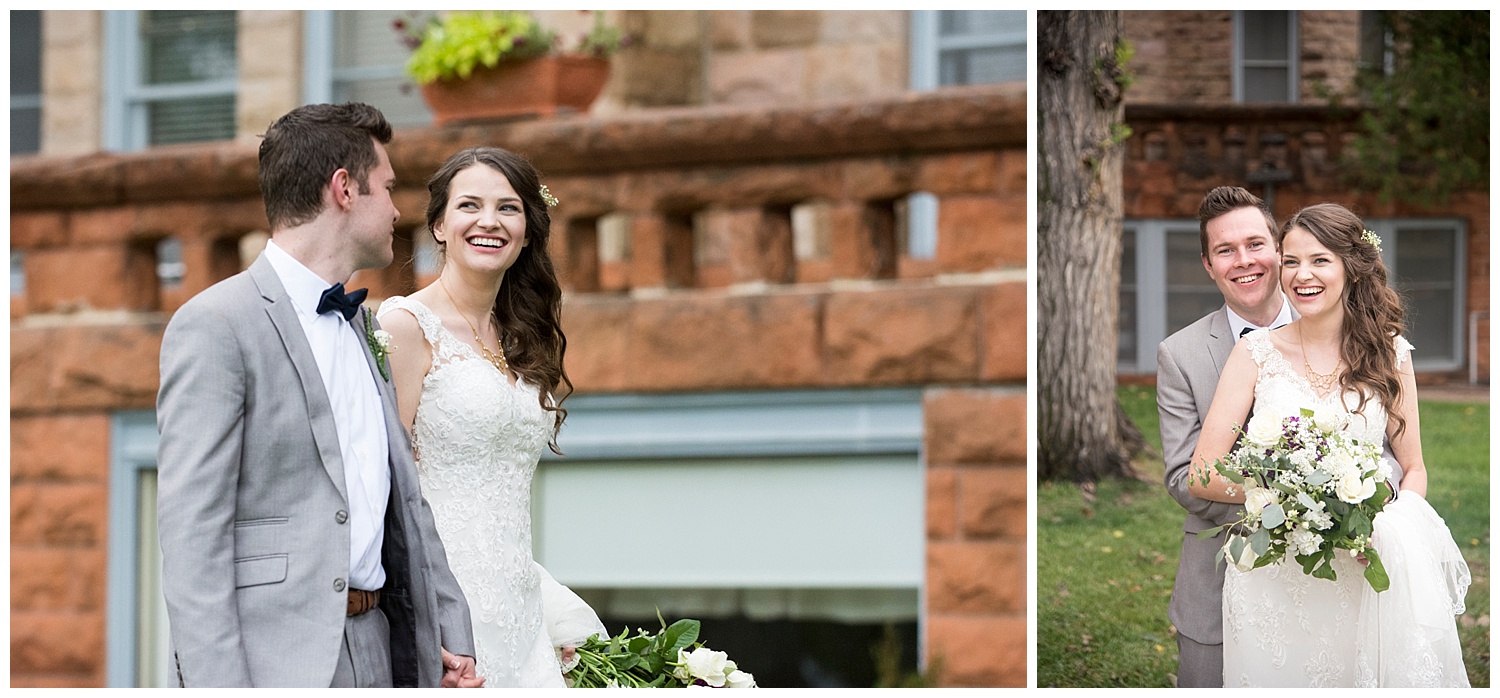 Happy Bride & Groom | Bethany and Jono's Intimate DIY Wedding | Colorado Springs Wedding Photographer | Farm Wedding Photographer | Apollo Fields Wedding Photojournalism