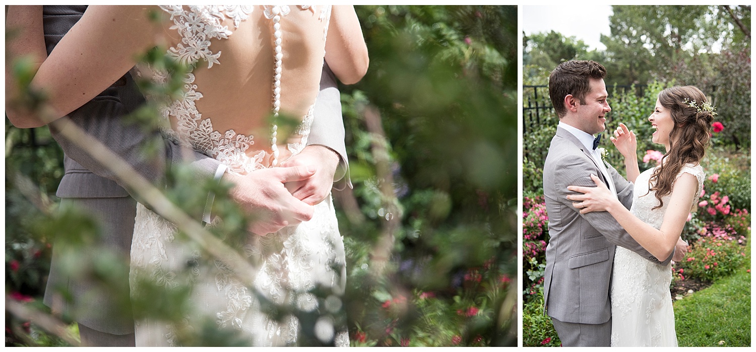 Young Bride & Groom Smiling | Bethany and Jono's Intimate DIY Wedding | Colorado Springs Wedding Photographer | Farm Wedding Photographer | Apollo Fields Wedding Photojournalism