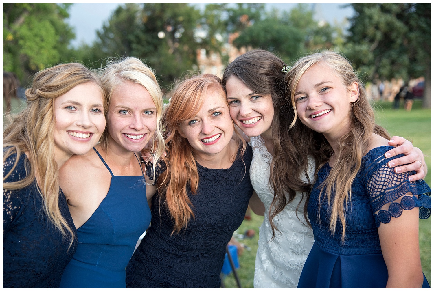 Beautiful Bridal Party | Bethany and Jono's Intimate DIY Wedding | Colorado Springs Wedding Photographer | Farm Wedding Photographer | Apollo Fields Wedding Photojournalism