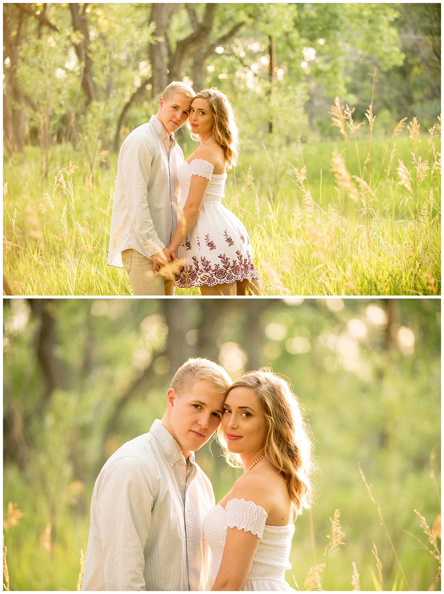 Young Couple Holding Hands | Mike and Allison's Intimate Engagement Session | Farm Wedding Photographer | Apollo Fields Wedding Photojournalism