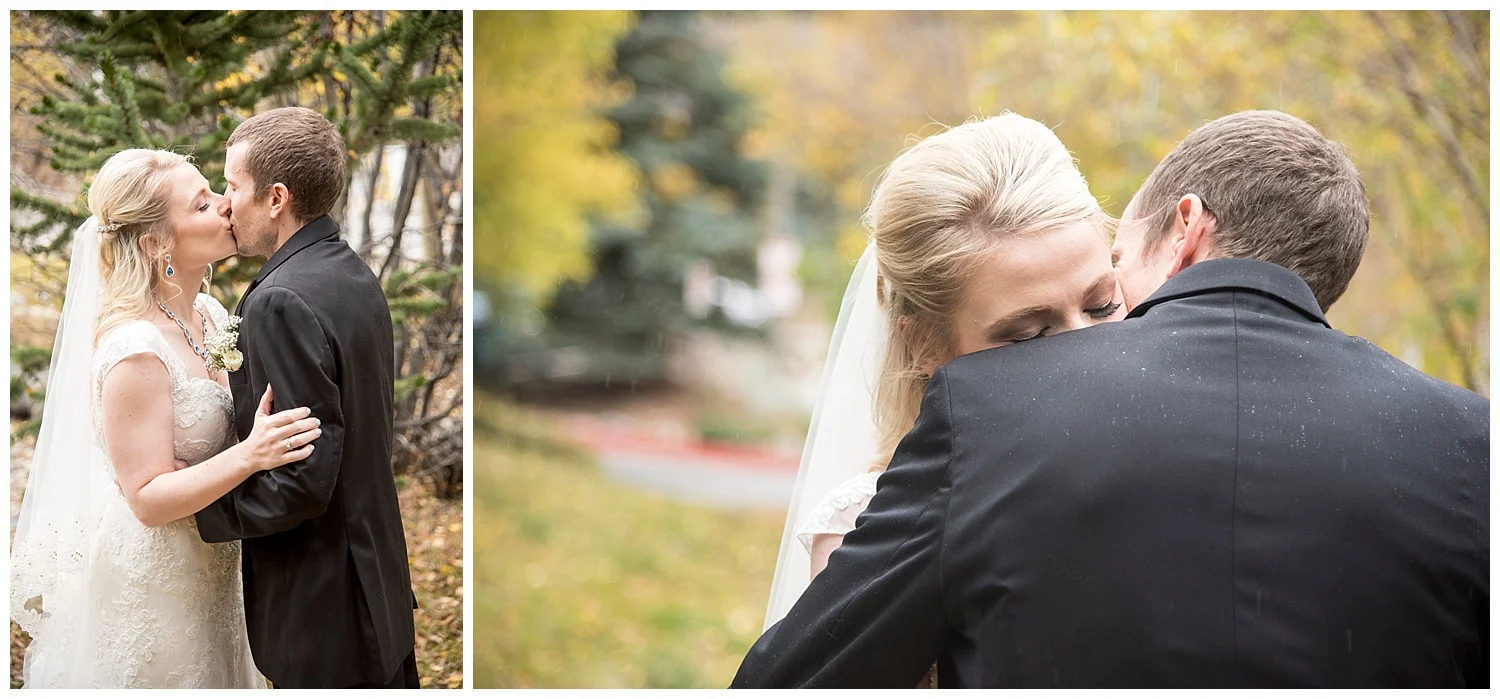 Bride & Groom Embracing | Chris & Destiny's Destination Wedding | Breckenridge Wedding Photographer | Colorado Farm Wedding Photographer | Apollo Fields Wedding Photojournalism