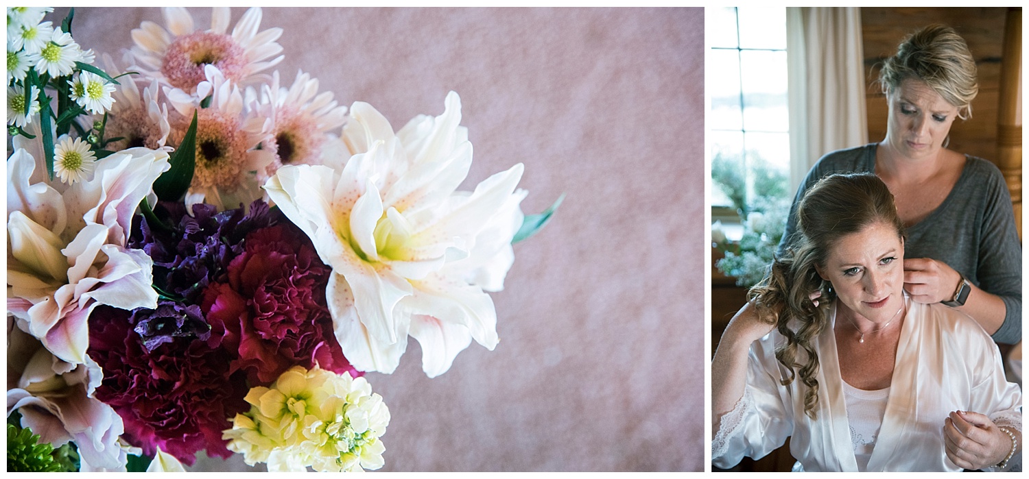 Close up of Wild Flower Bouquet | Mom and Daughter | Carolyn and Shawn's Wild Horse Inn Wedding at Devil's Thumb Ranch | Fraser Colorado Photography | Farm Wedding Photographer