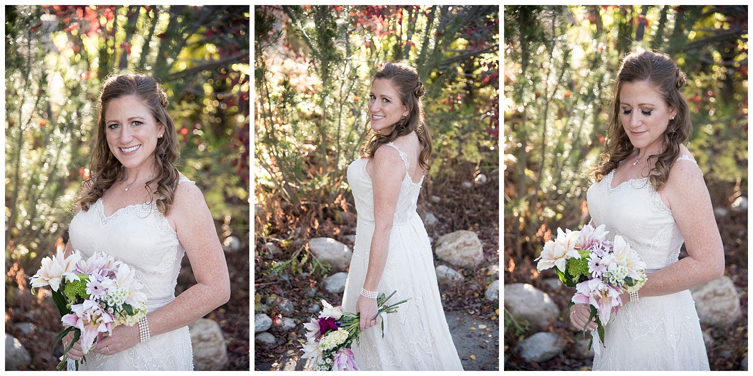 Bride Collage Flowers | Carolyn and Shawn's Wild Horse Inn Wedding at Devil's Thumb Ranch | Fraser Colorado Photography | Farm Wedding Photographer | Apollo Fields Wedding Photojournalism