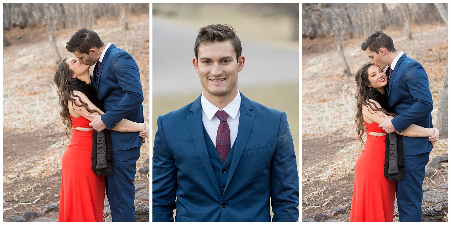 3 Pictures of Newly Engaged Couple| Nicholas and Eden's Surprise Proposal at Glen Eyrie Castle | Colorado Springs Photographer | Farm Wedding Photographer | Apollo Fields Wedding Photojournalism