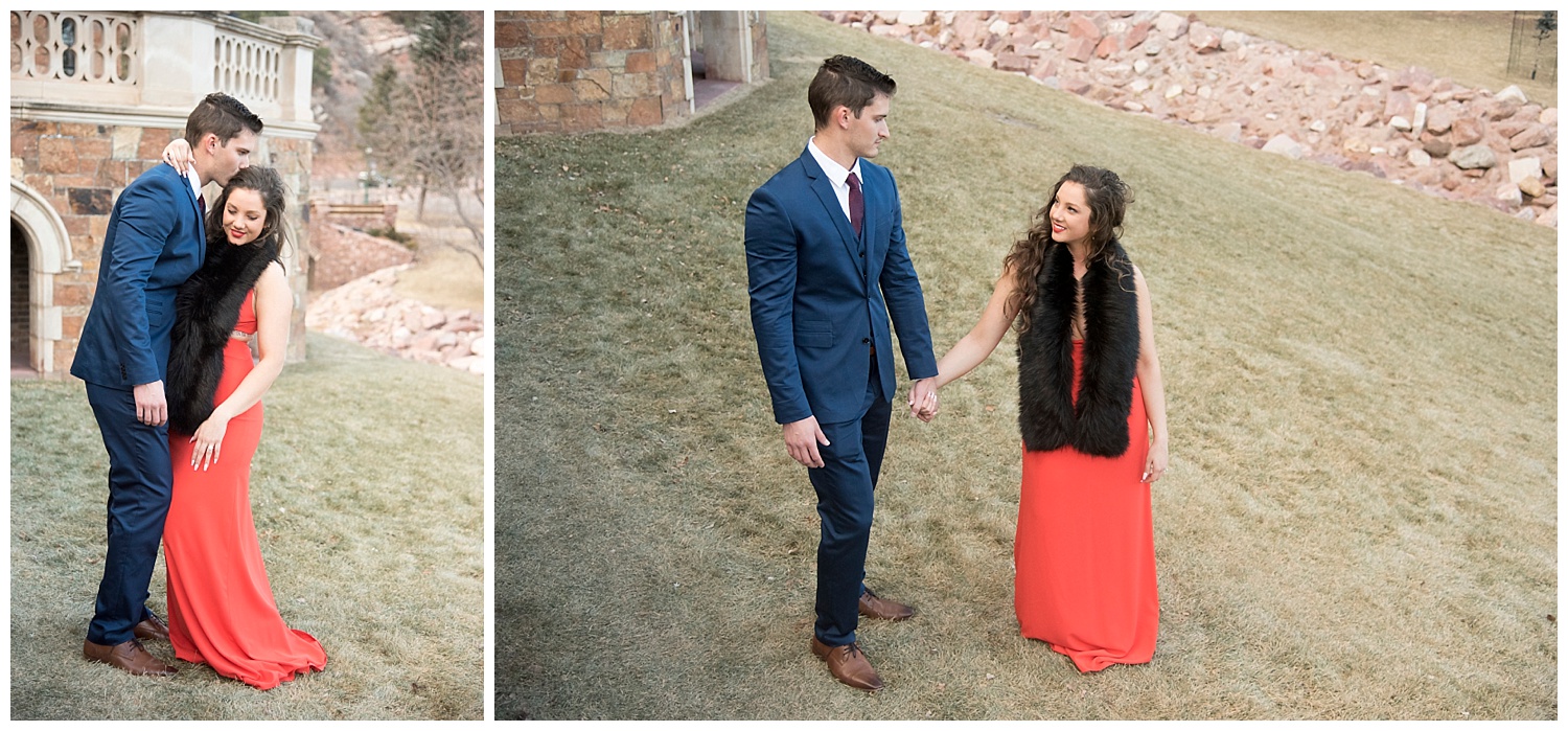 Man and Woman in Love| Nicholas and Eden's Surprise Proposal at Glen Eyrie Castle | Colorado Springs Photographer | Farm Wedding Photographer | Apollo Fields Wedding Photojournalism
