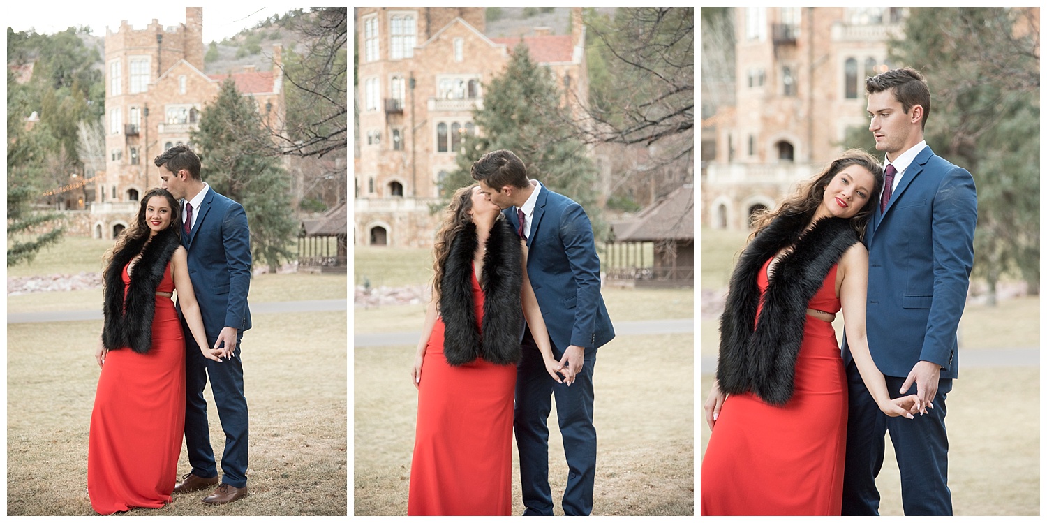 Real Couple Cuddling| Nicholas and Eden's Surprise Proposal at Glen Eyrie Castle | Colorado Springs Photographer | Farm Wedding Photographer | Apollo Fields Wedding Photojournalism