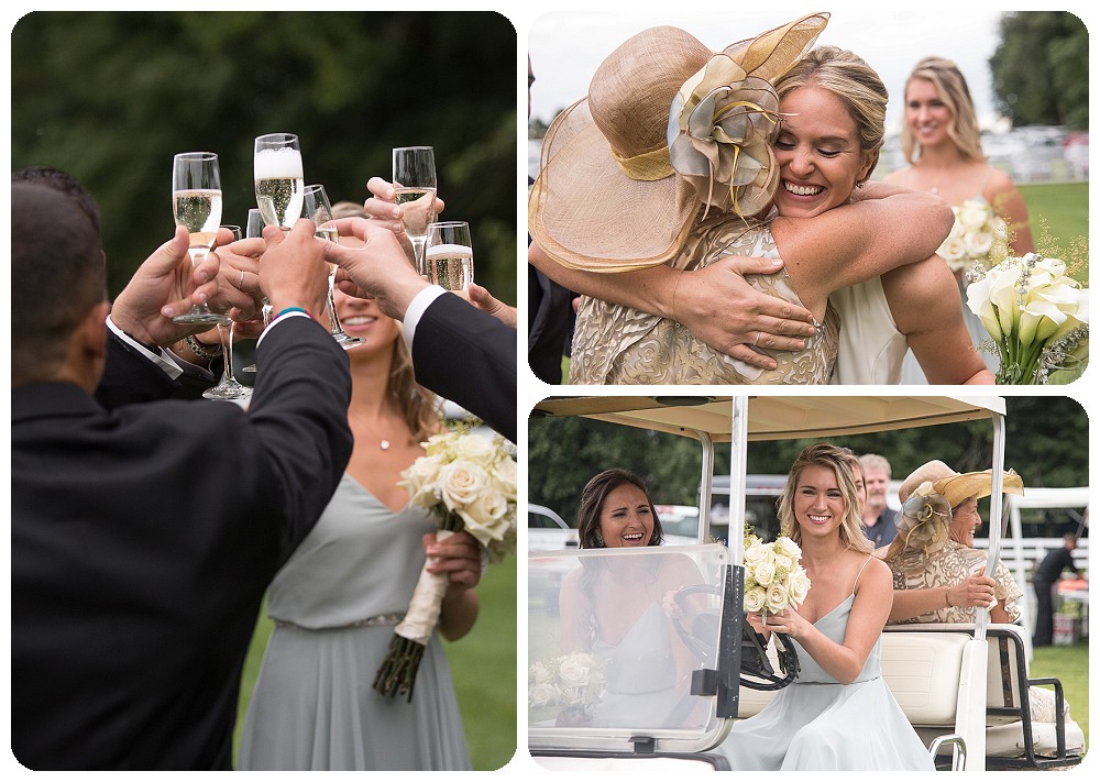 Champagne Toast Wedding Catskills NY Upstate New York Farm Wedding