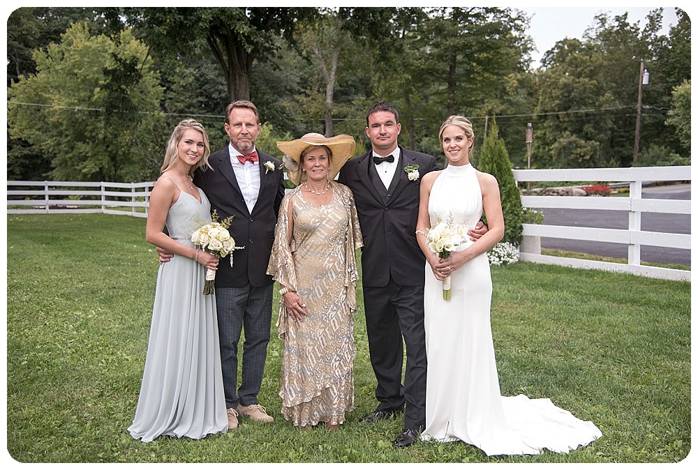 Family Wedding Pictures Posing Upstate New York Farm Wedding