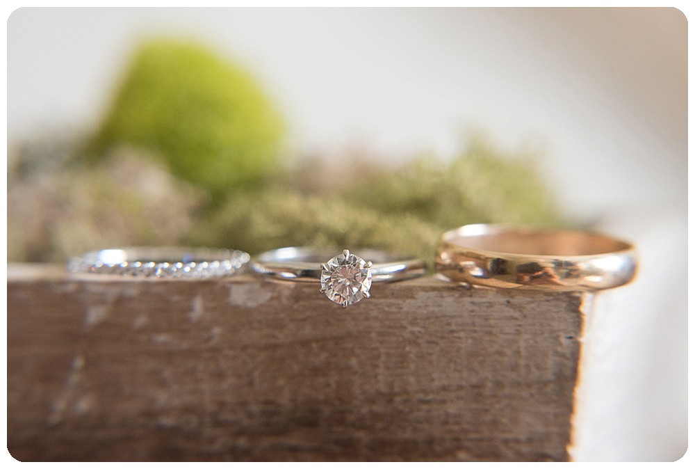 Wedding Rings Gold Band Diamond Engagement