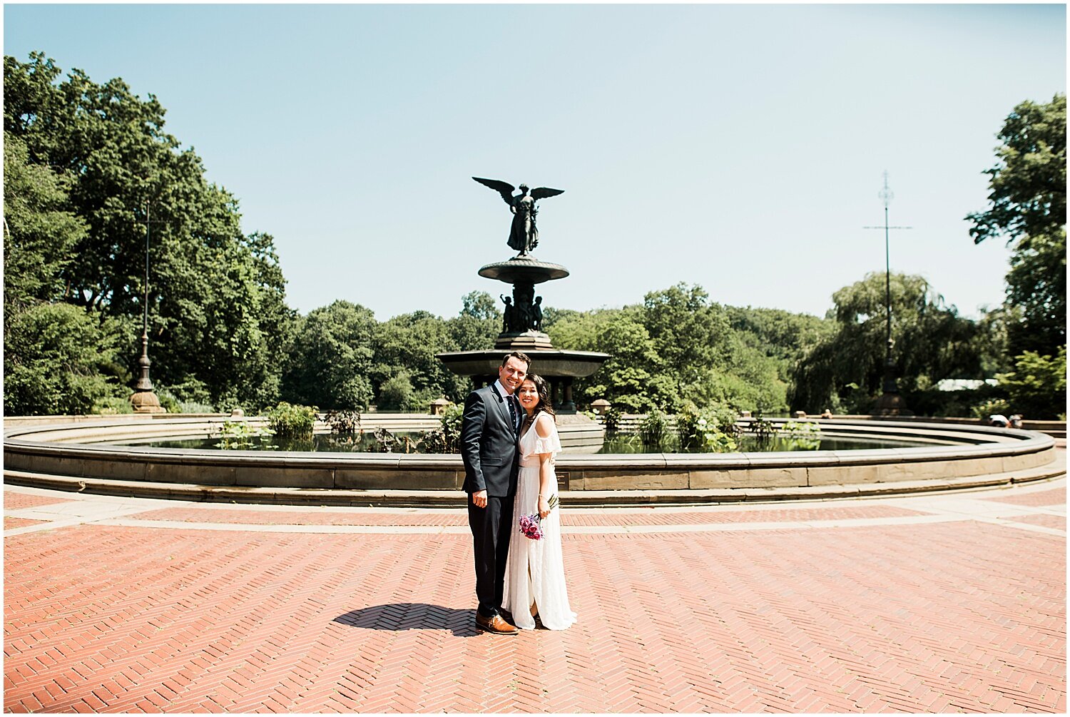 NYC Central Park Iconic Bethesda Fountain Photograph. 