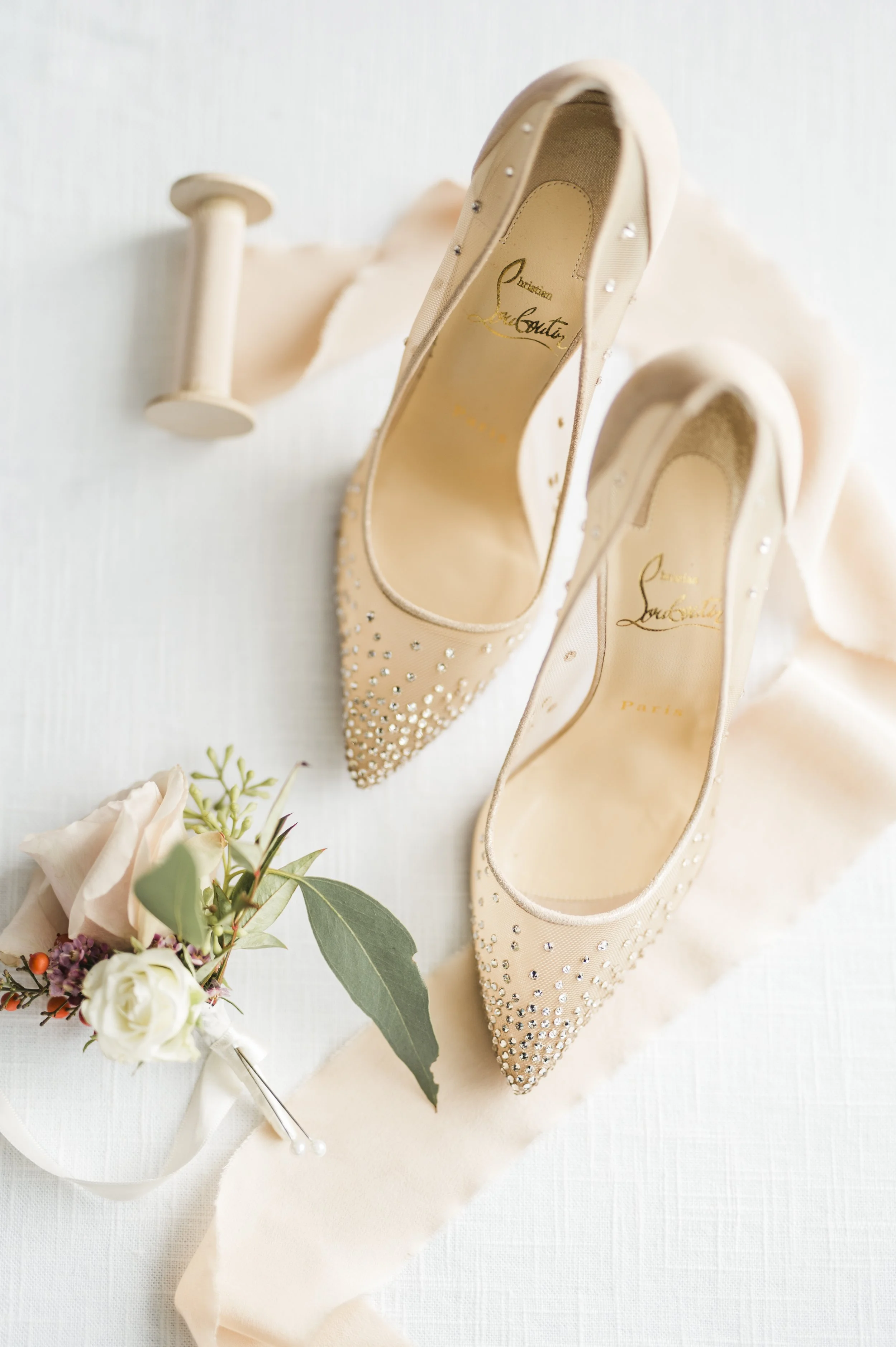 wedding shoes detail image