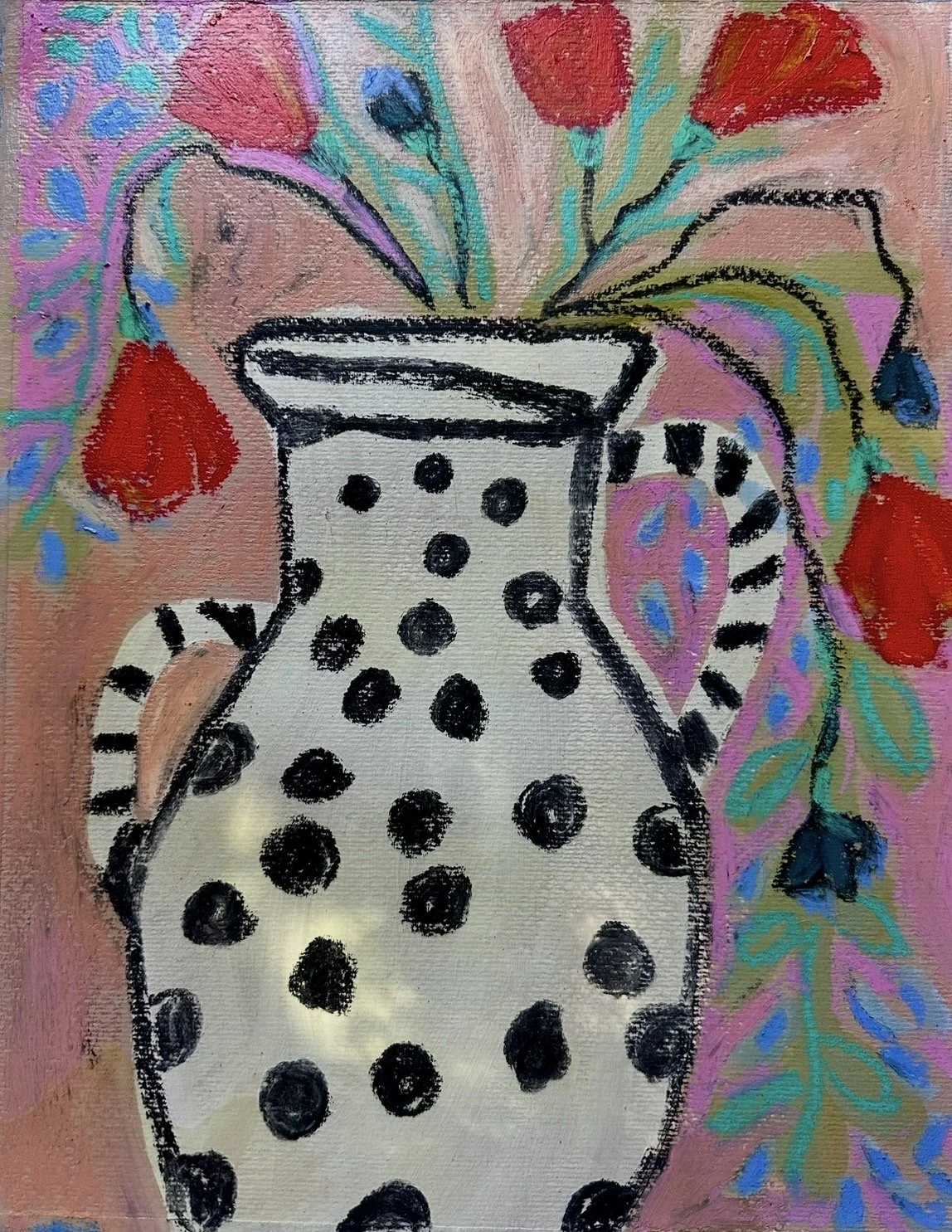 Tulips & Polka Dots